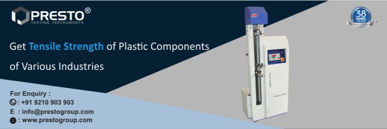 Get Tensile Strength of Plastic Components of Various Industries